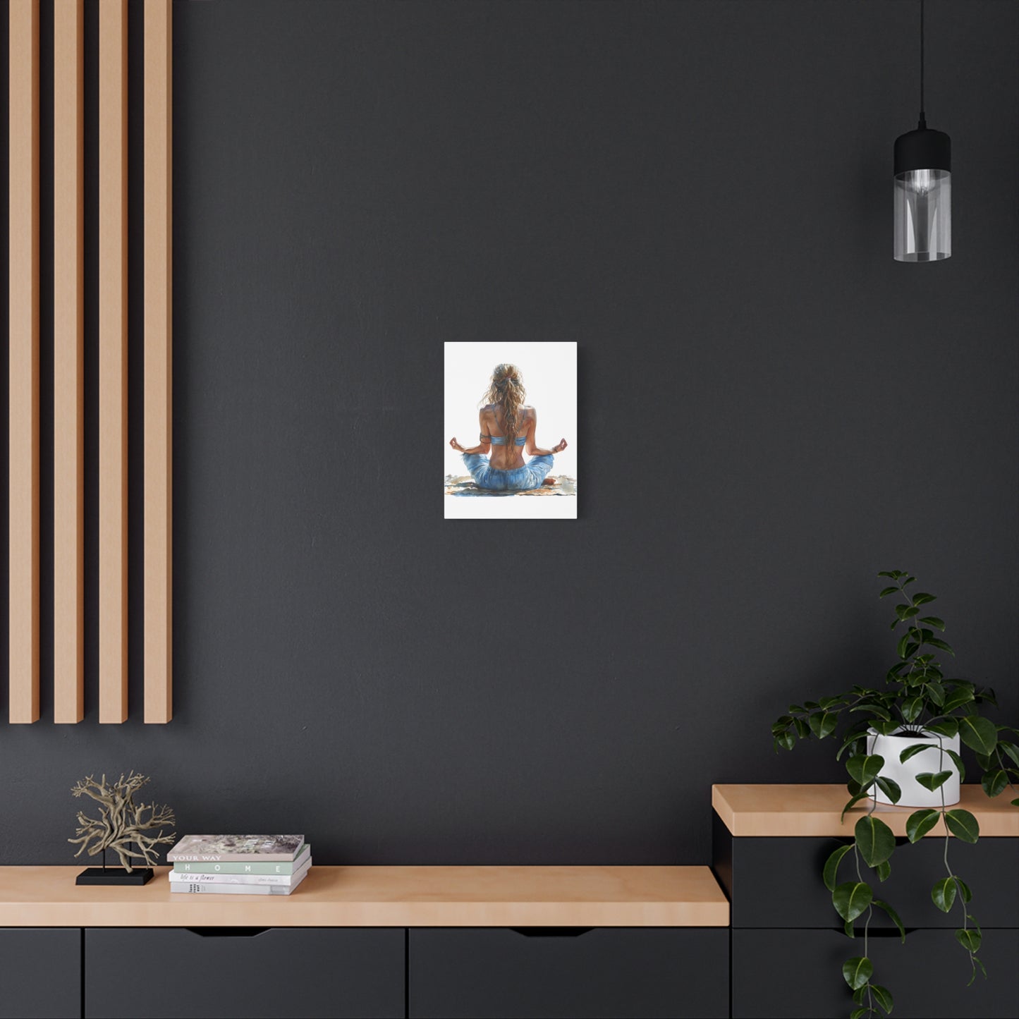Yoga Meditation Canvas Art Print