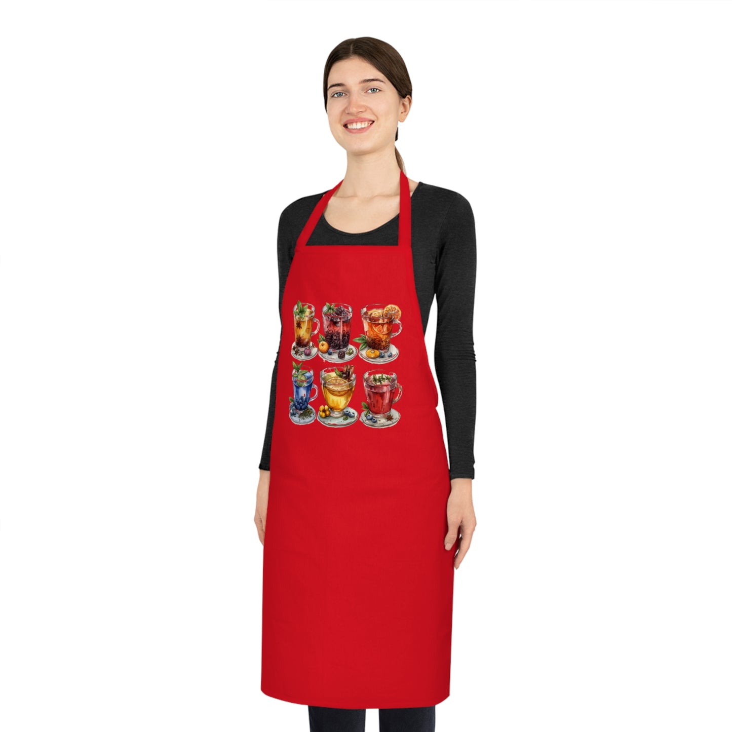 Colorful Cocktail Cotton Apron for Home Chefs & Entertainers