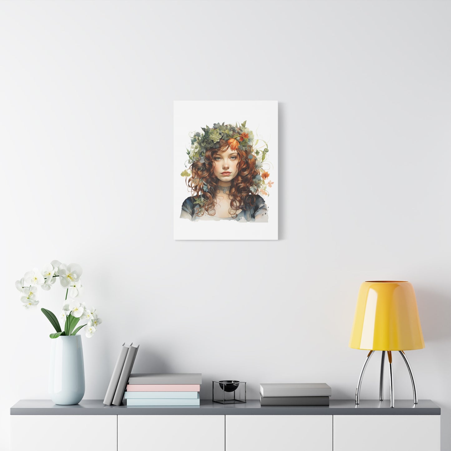 Floral Art Canvas Print - 12x16 Stretched Wall Decor for Nature Lovers