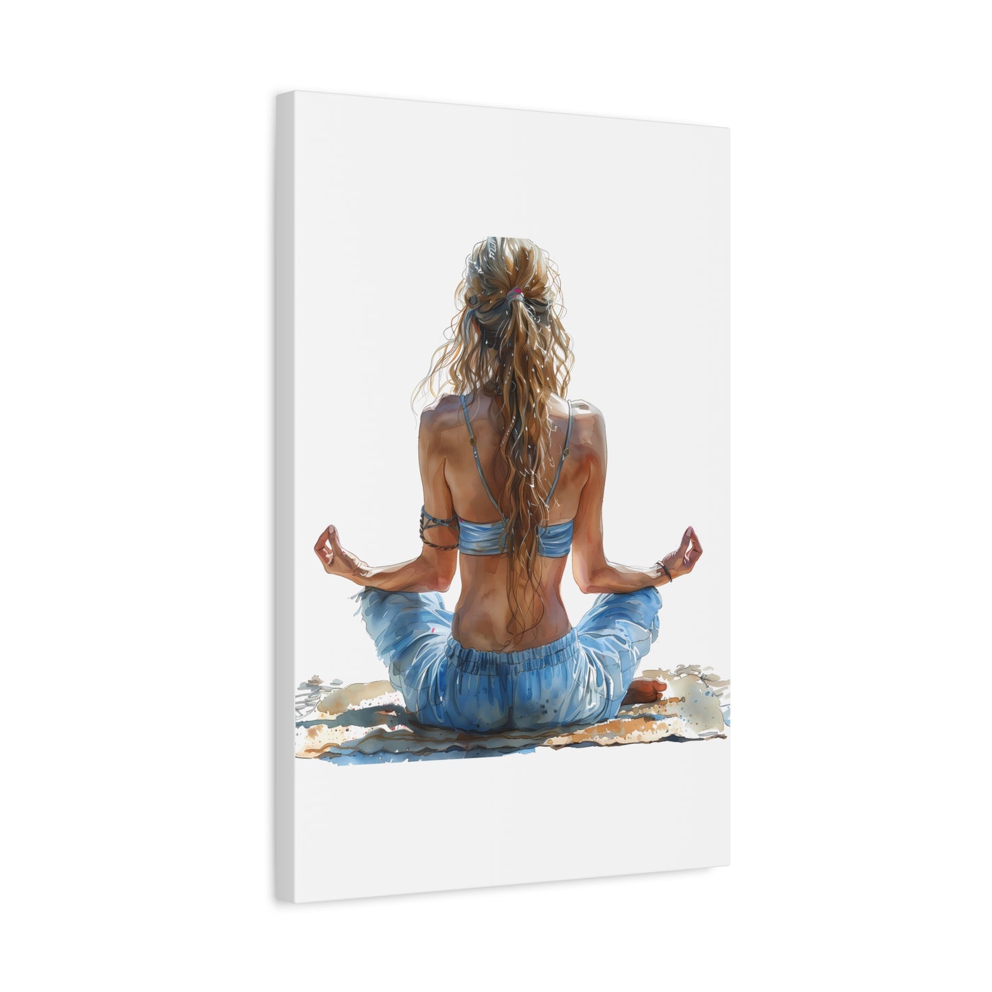 Yoga Meditation Canvas Art Print