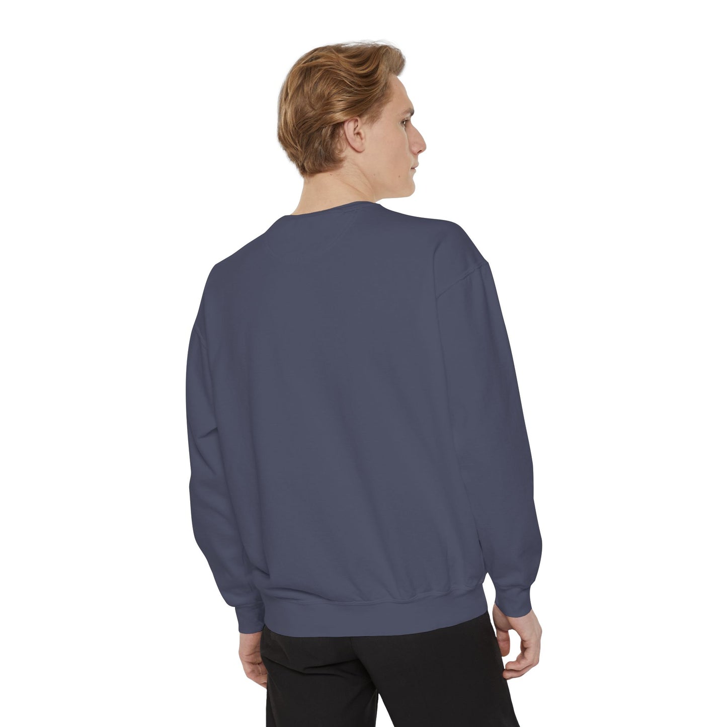 Autumn Leaves & Sneakers Sweatshirt - Unisex Garment-Dyed Cozy Apparel