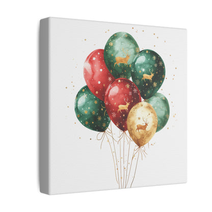 Festive Balloon Canvas Art - Holiday Decor
