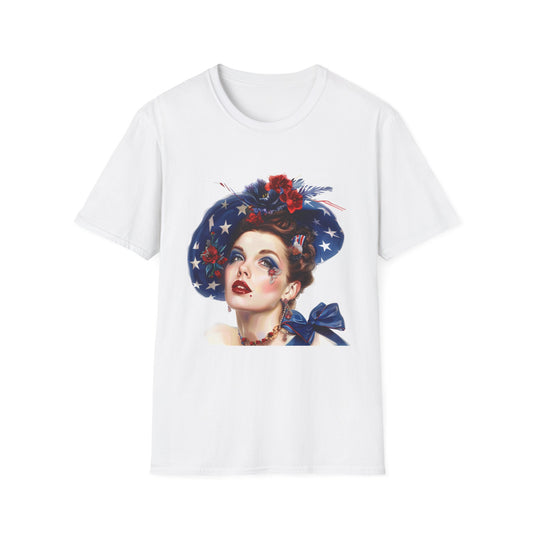 Patriotic Vintage Graphic Tee – Unisex Softstyle T-Shirt
