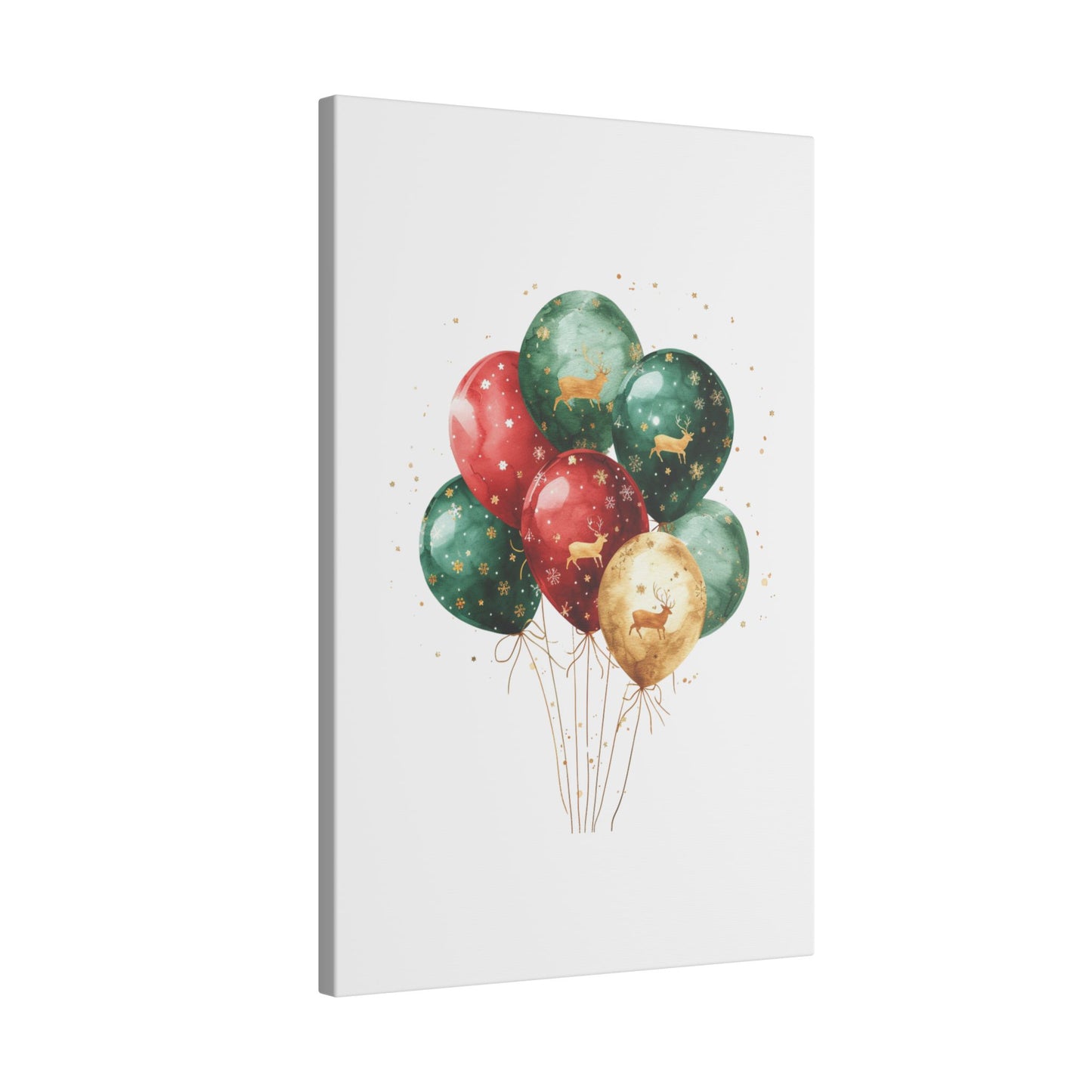 Festive Balloon Canvas Art - Holiday Decor