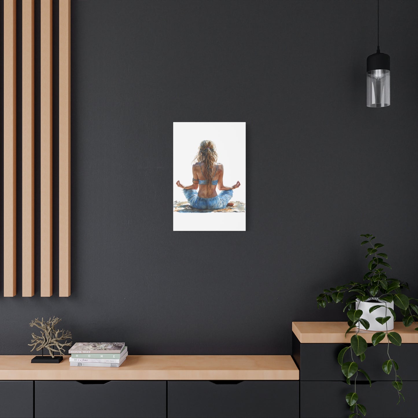 Yoga Meditation Canvas Art Print
