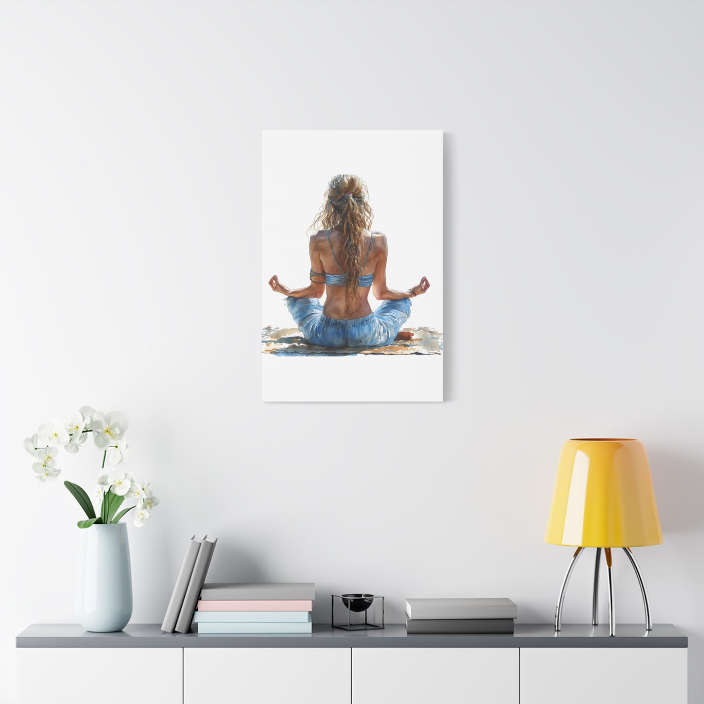 Yoga Meditation Canvas Art Print