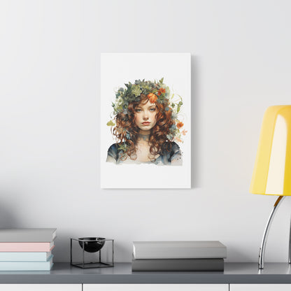 Floral Art Canvas Print - 12x16 Stretched Wall Decor for Nature Lovers