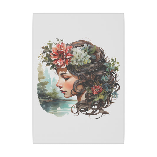 Floral Serenity Giclée Print Canvas - Elegant Art for Home Décor