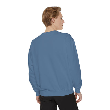 Autumn Leaves & Sneakers Sweatshirt - Unisex Garment-Dyed Cozy Apparel