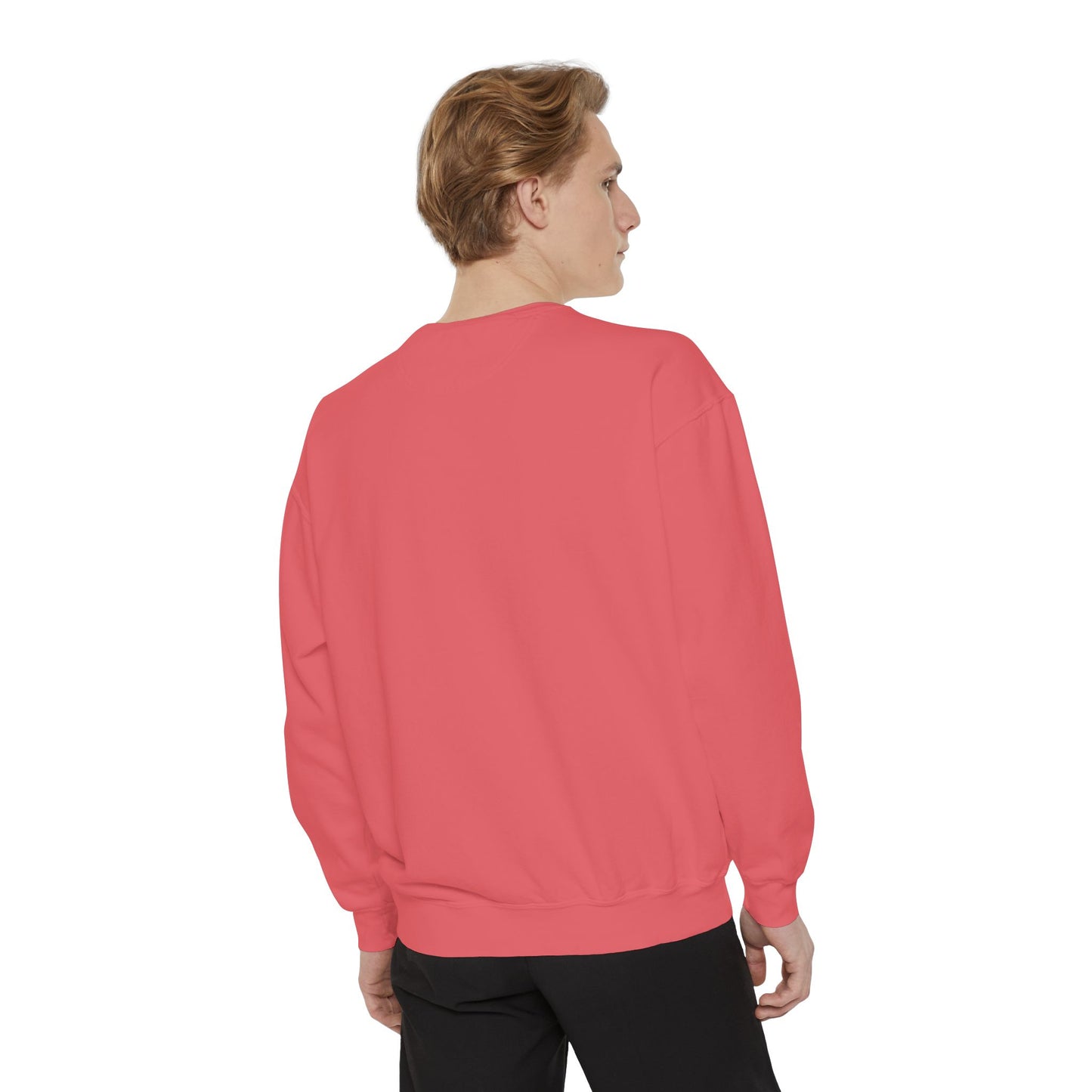 Autumn Leaves & Sneakers Sweatshirt - Unisex Garment-Dyed Cozy Apparel