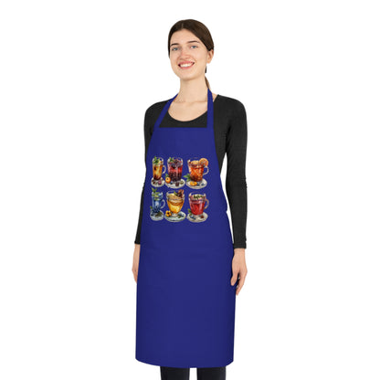 Colorful Cocktail Cotton Apron for Home Chefs & Entertainers