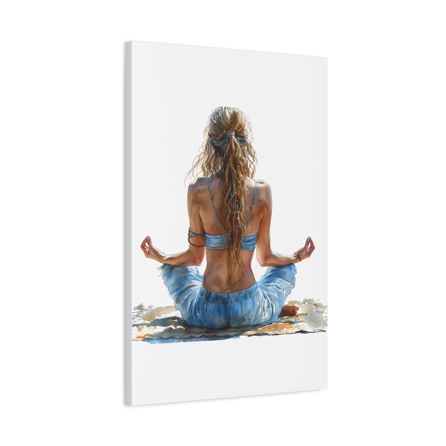 Yoga Meditation Canvas Art Print