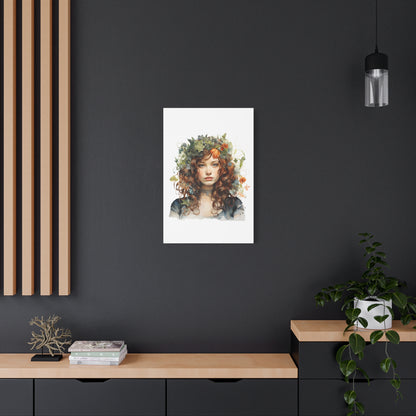 Floral Art Canvas Print - 12x16 Stretched Wall Decor for Nature Lovers