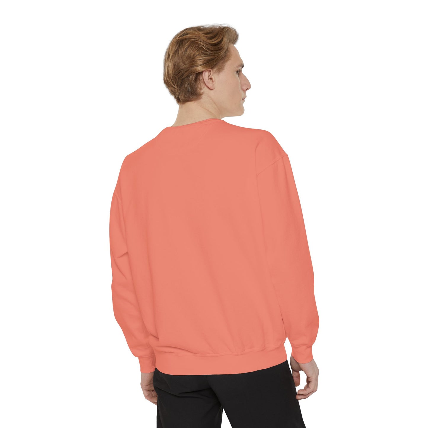 Autumn Leaves & Sneakers Sweatshirt - Unisex Garment-Dyed Cozy Apparel