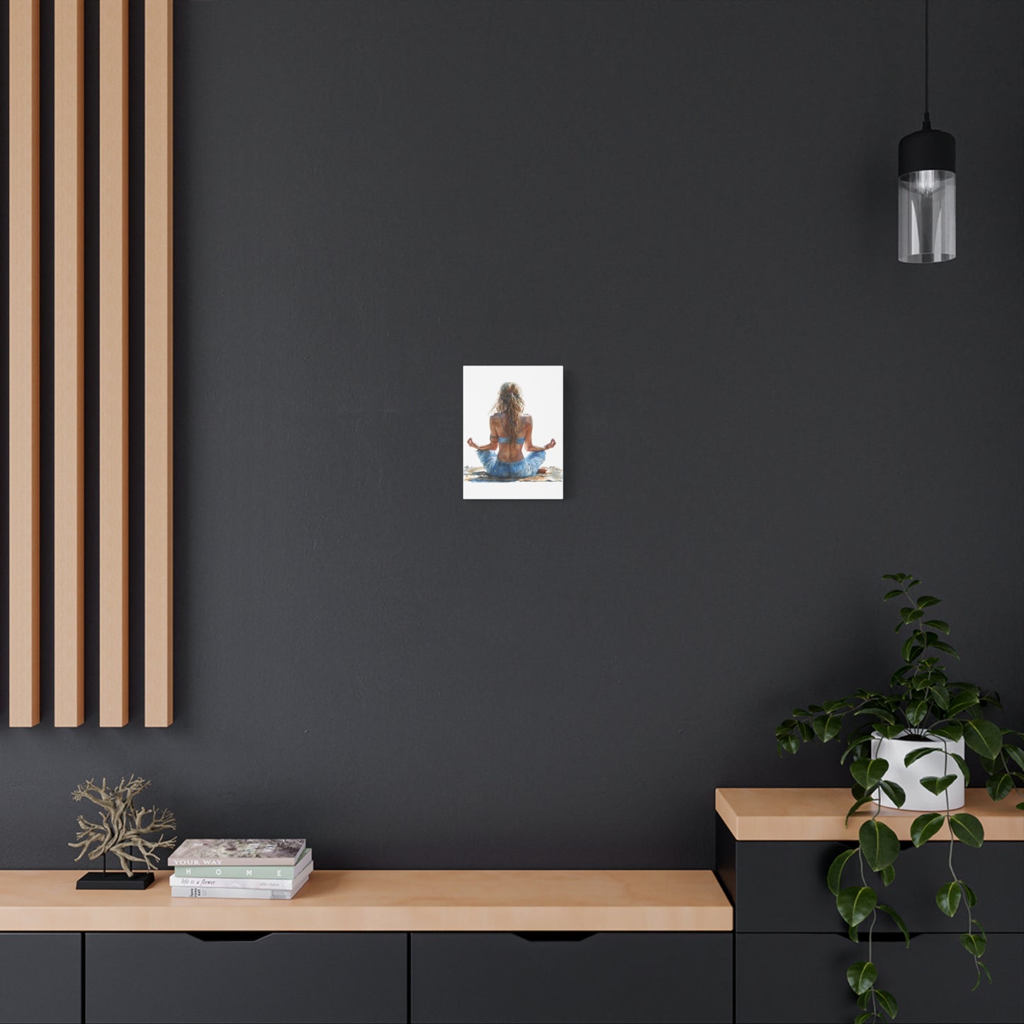 Yoga Meditation Canvas Art Print