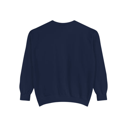 Autumn Leaves & Sneakers Sweatshirt - Unisex Garment-Dyed Cozy Apparel