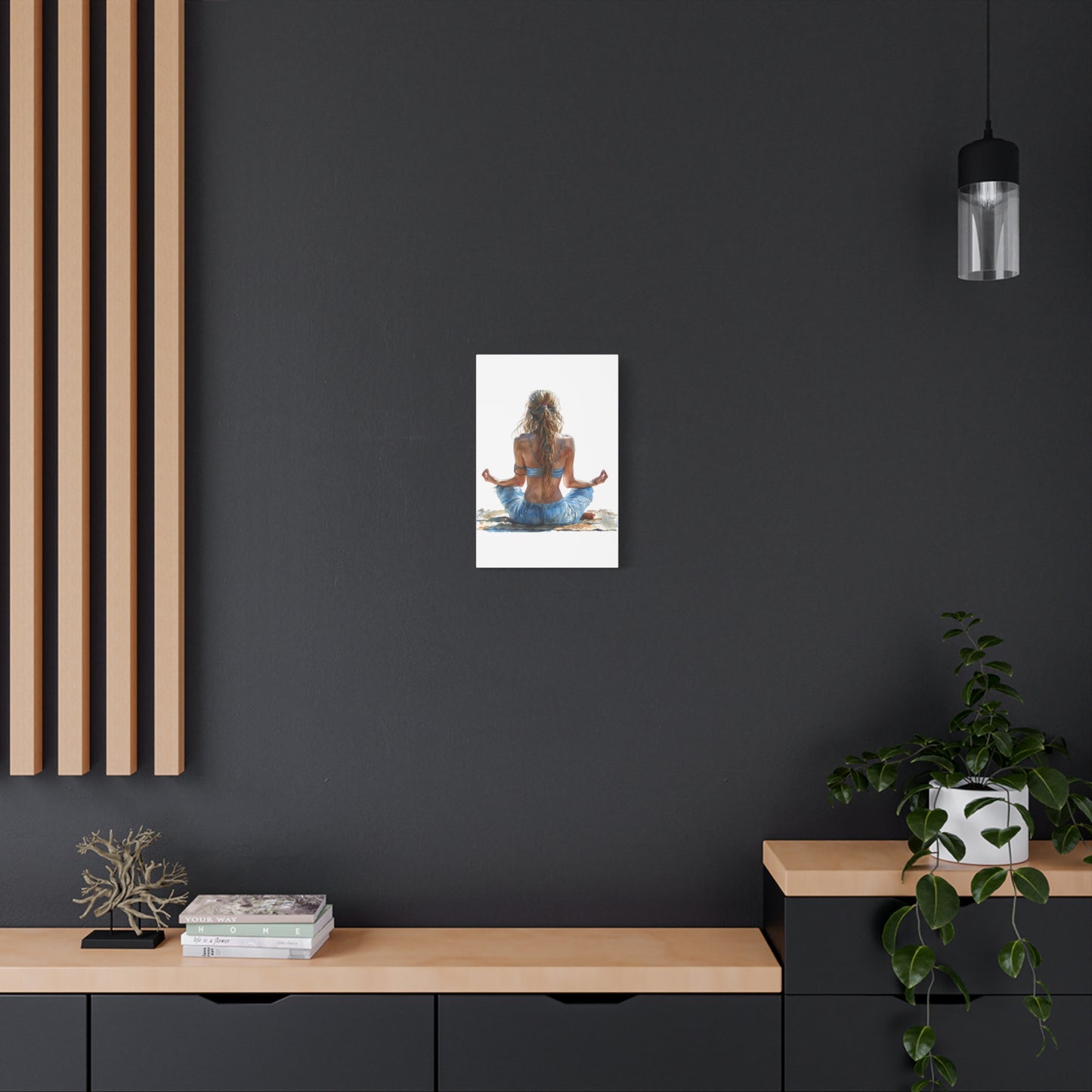 Yoga Meditation Canvas Art Print