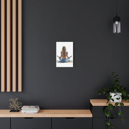 Yoga Meditation Canvas Art Print