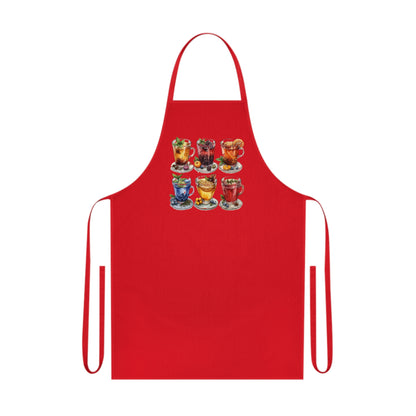 Colorful Cocktail Cotton Apron for Home Chefs & Entertainers