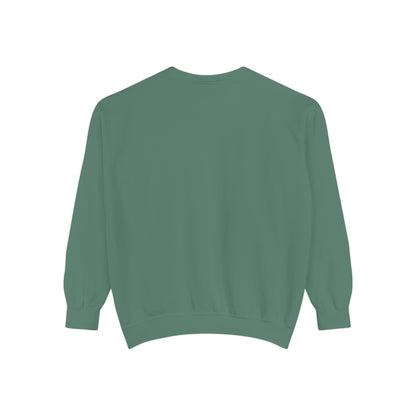 Autumn Leaves & Sneakers Sweatshirt - Unisex Garment-Dyed Cozy Apparel