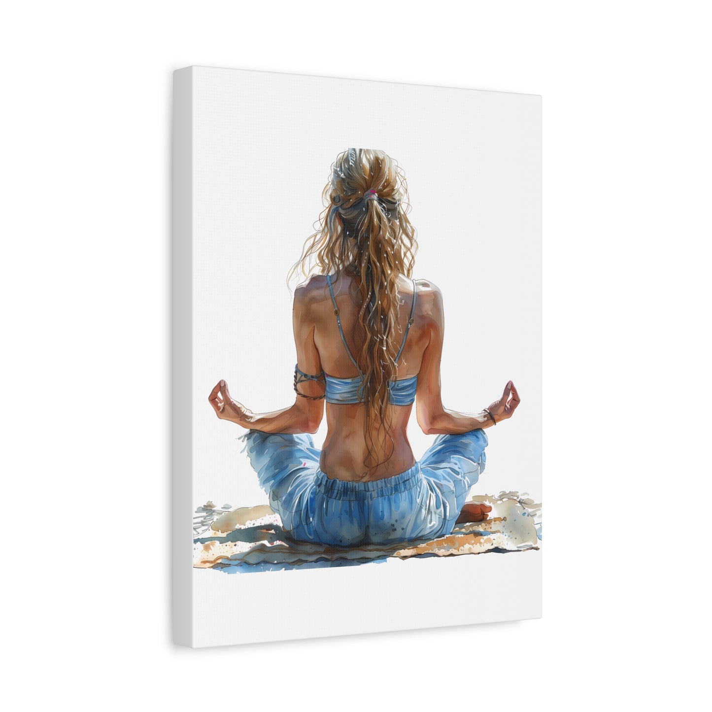 Yoga Meditation Canvas Art Print