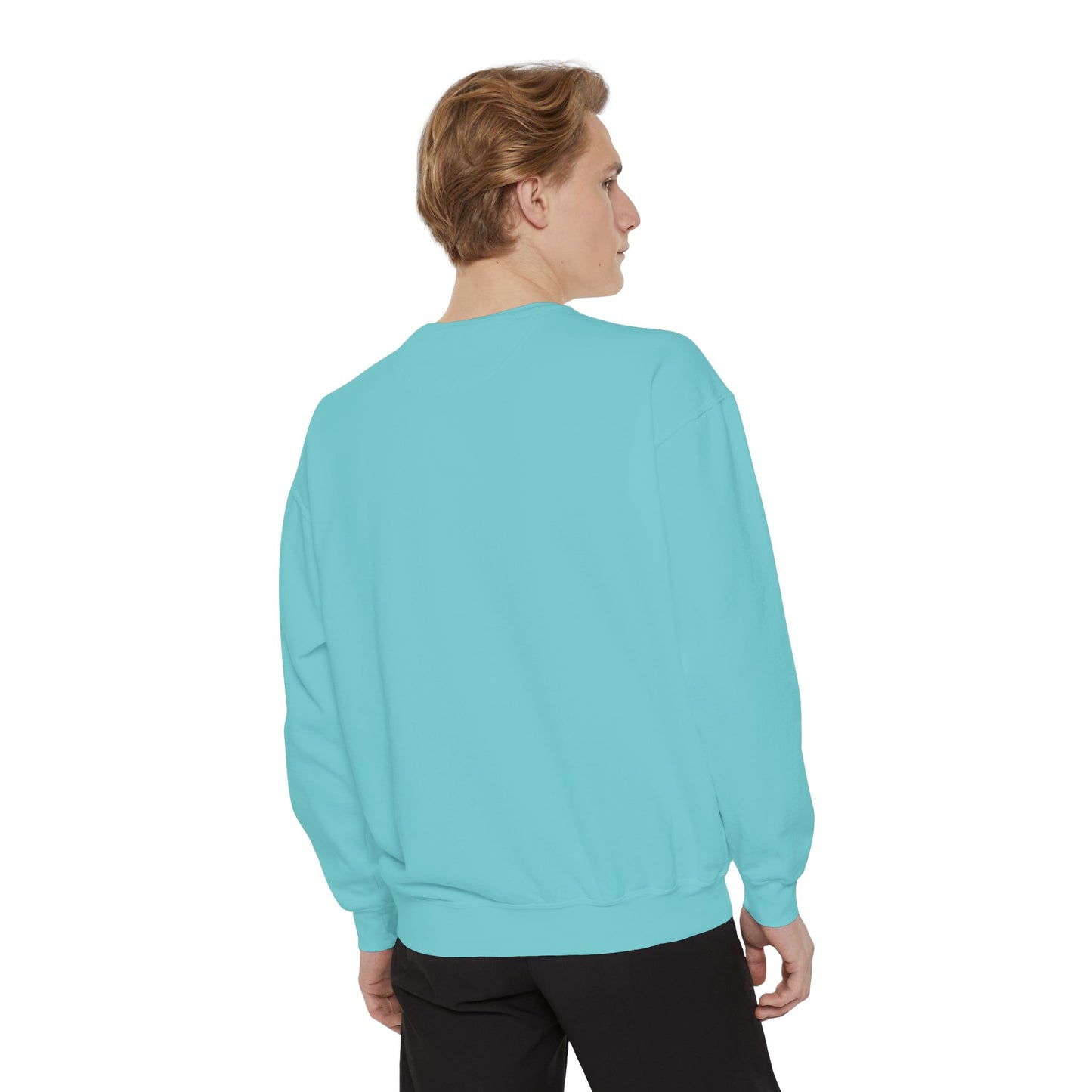 Autumn Leaves & Sneakers Sweatshirt - Unisex Garment-Dyed Cozy Apparel