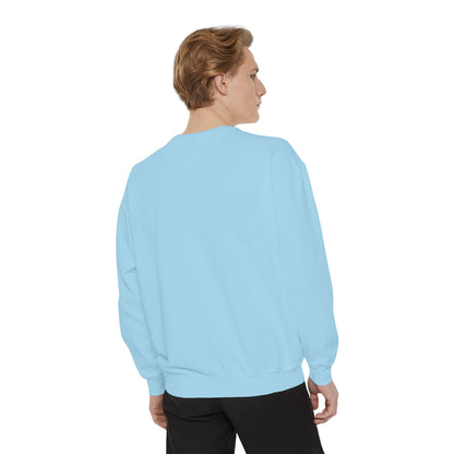 Autumn Leaves & Sneakers Sweatshirt - Unisex Garment-Dyed Cozy Apparel