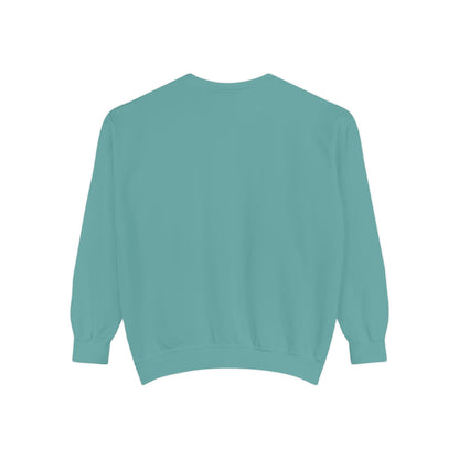 Autumn Leaves & Sneakers Sweatshirt - Unisex Garment-Dyed Cozy Apparel