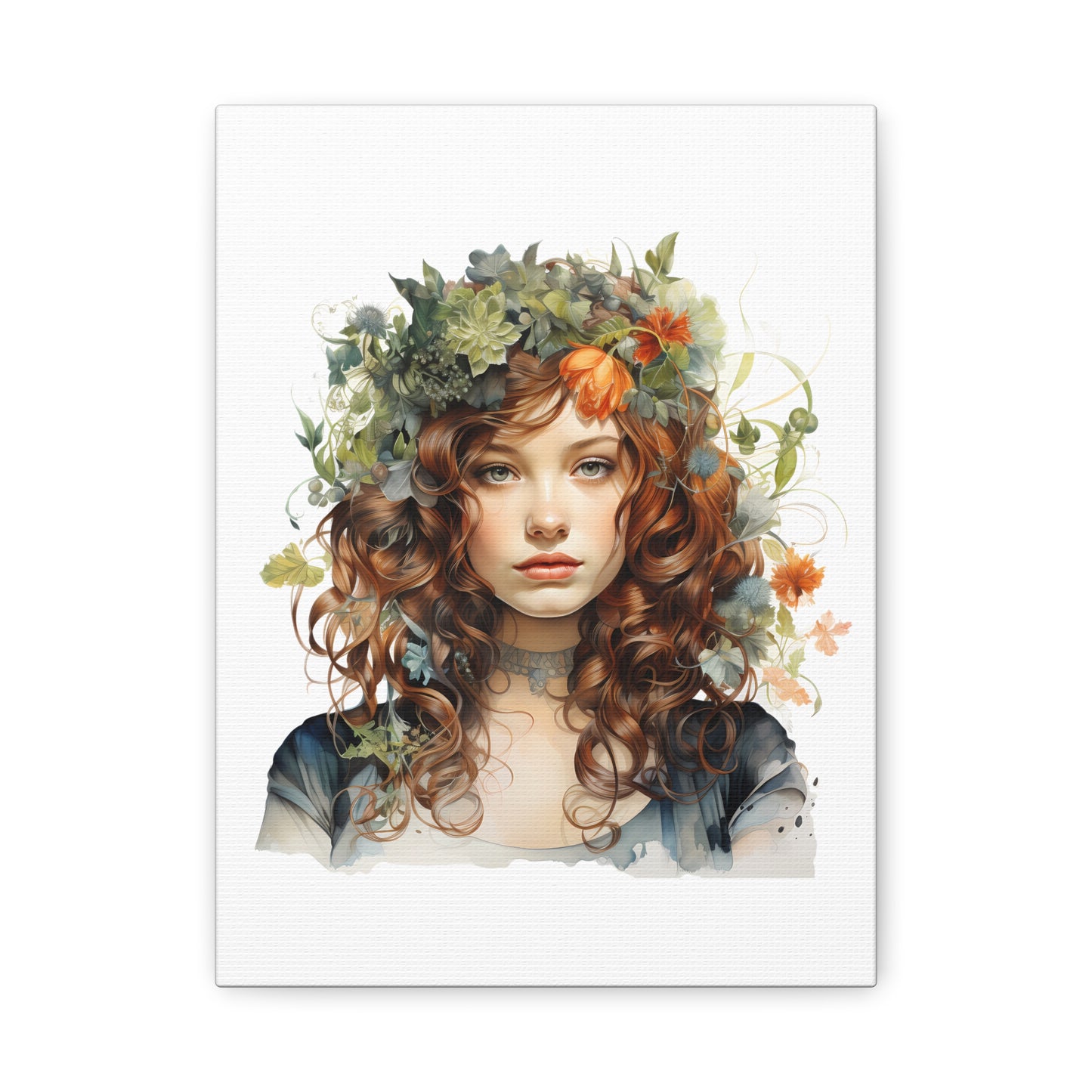 Floral Art Canvas Print - 12x16 Stretched Wall Decor for Nature Lovers