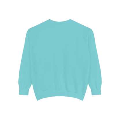 Autumn Leaves & Sneakers Sweatshirt - Unisex Garment-Dyed Cozy Apparel