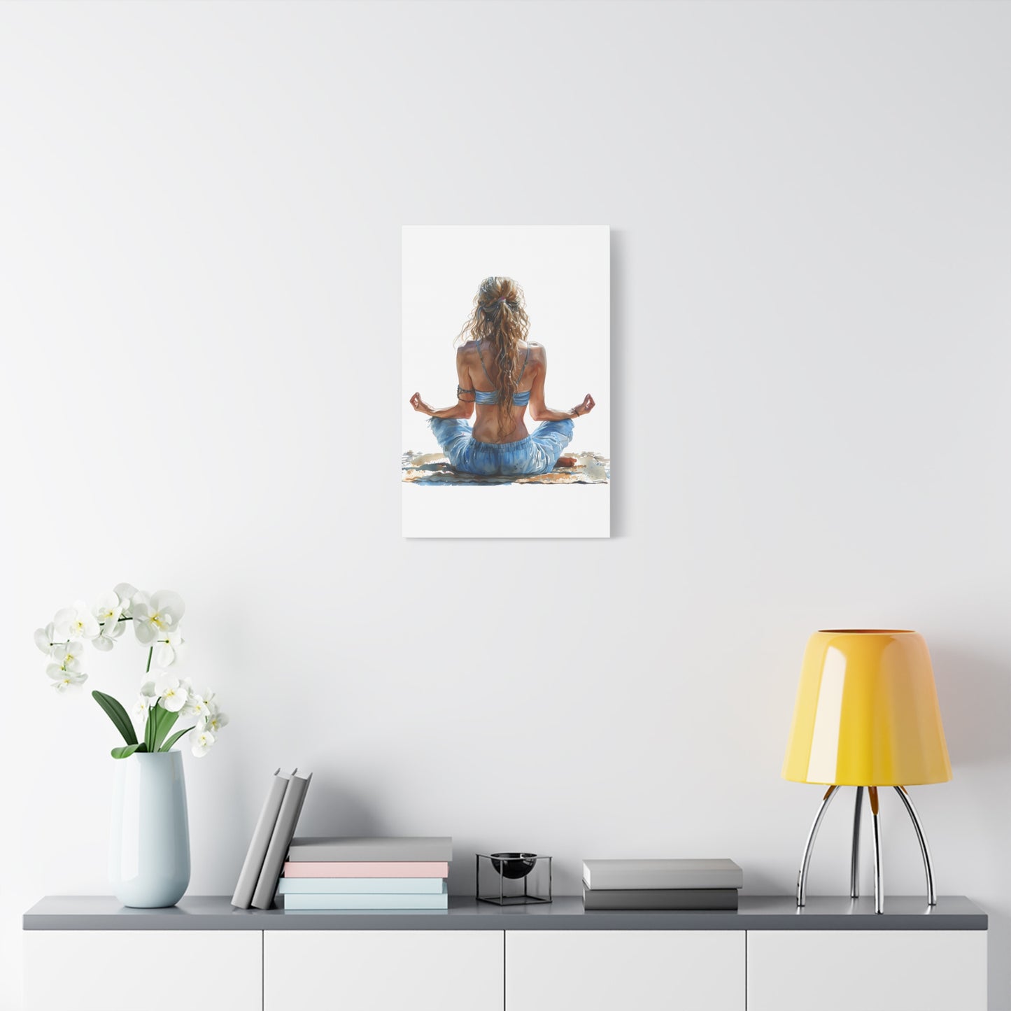 Yoga Meditation Canvas Art Print