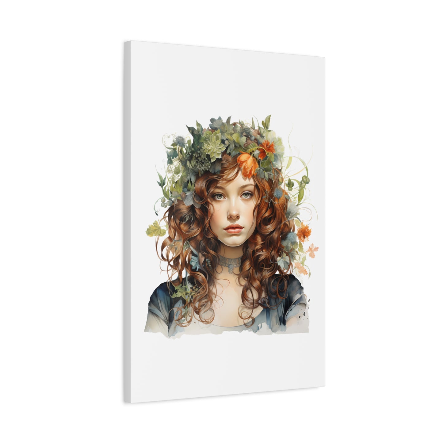 Floral Art Canvas Print - 12x16 Stretched Wall Decor for Nature Lovers