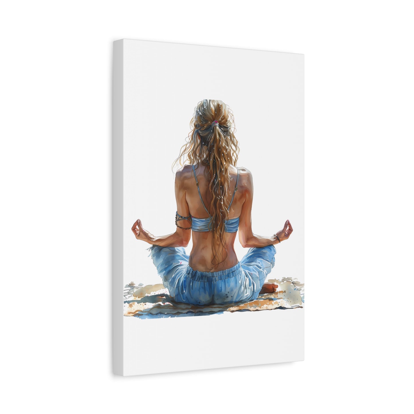 Yoga Meditation Canvas Art Print