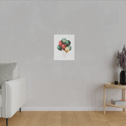Festive Balloon Canvas Art - Holiday Decor