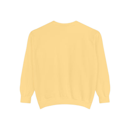 Autumn Leaves & Sneakers Sweatshirt - Unisex Garment-Dyed Cozy Apparel