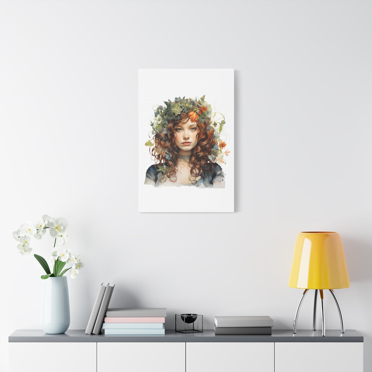 Floral Art Canvas Print - 12x16 Stretched Wall Decor for Nature Lovers