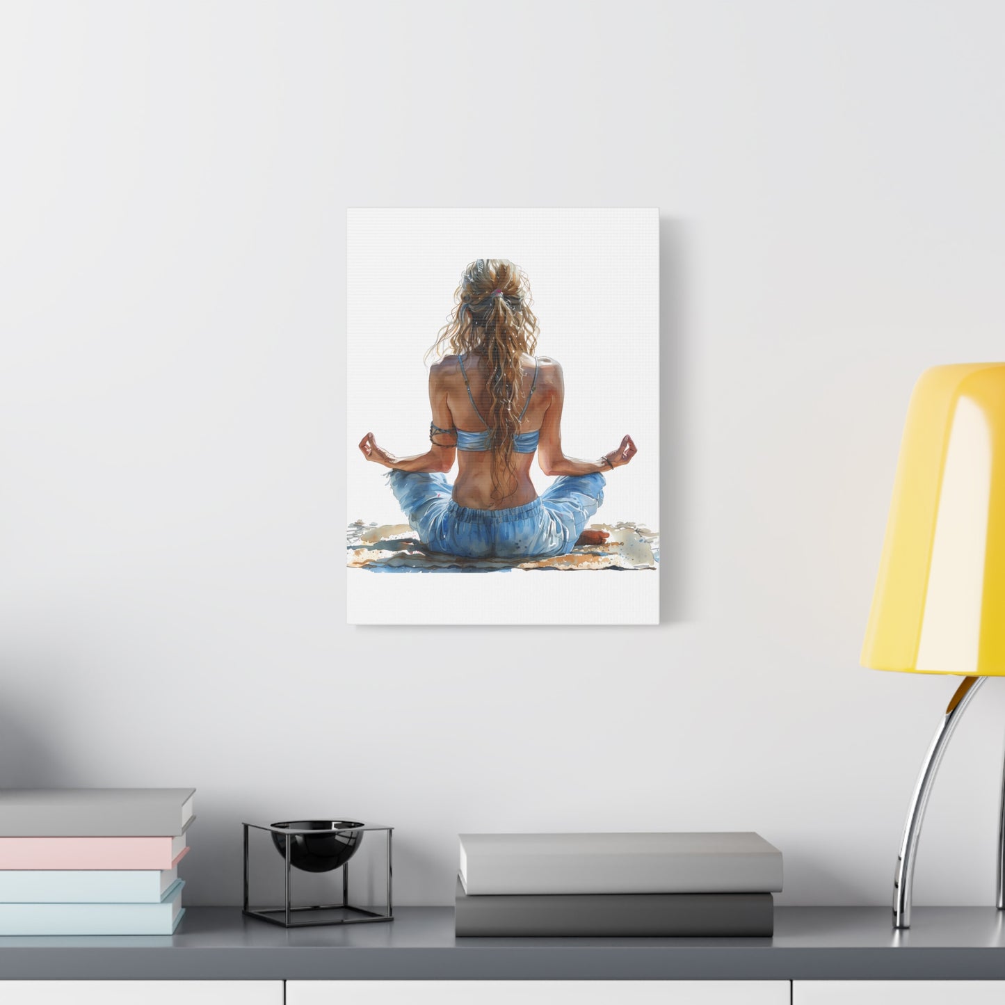 Yoga Meditation Canvas Art Print