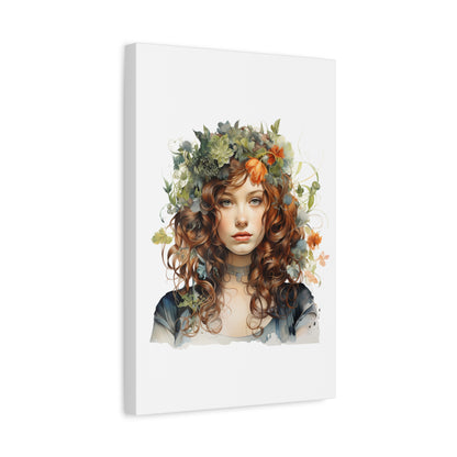 Floral Art Canvas Print - 12x16 Stretched Wall Decor for Nature Lovers