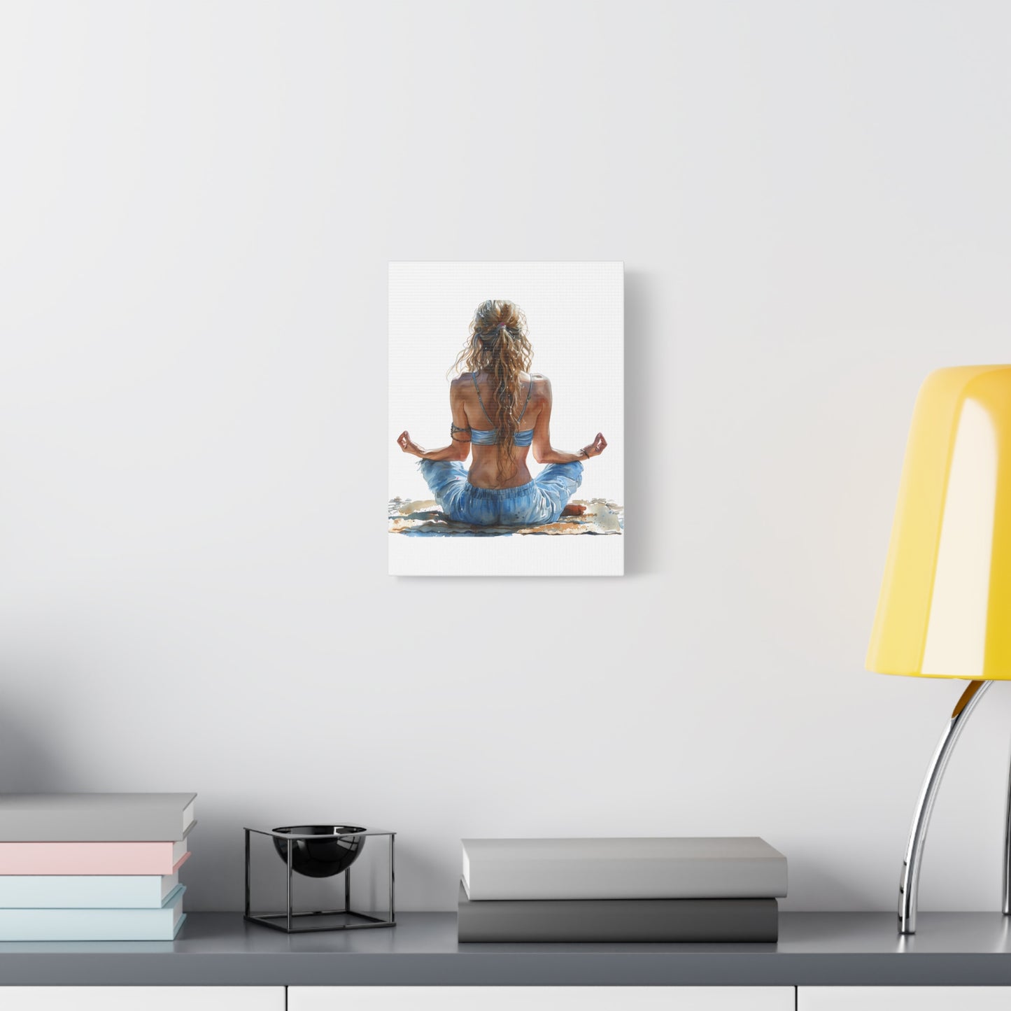 Yoga Meditation Canvas Art Print