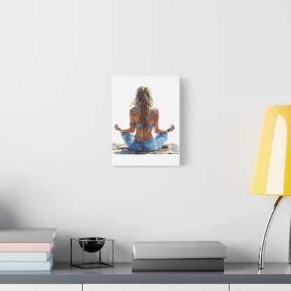 Yoga Meditation Canvas Art Print
