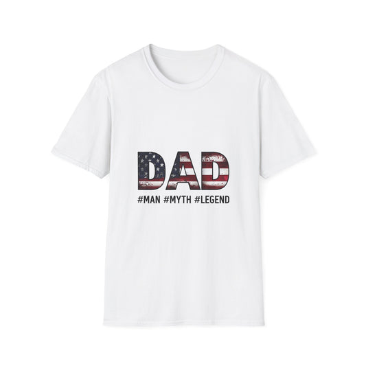 Patriotic Dad T-Shirt – #Man #Myth #Legend